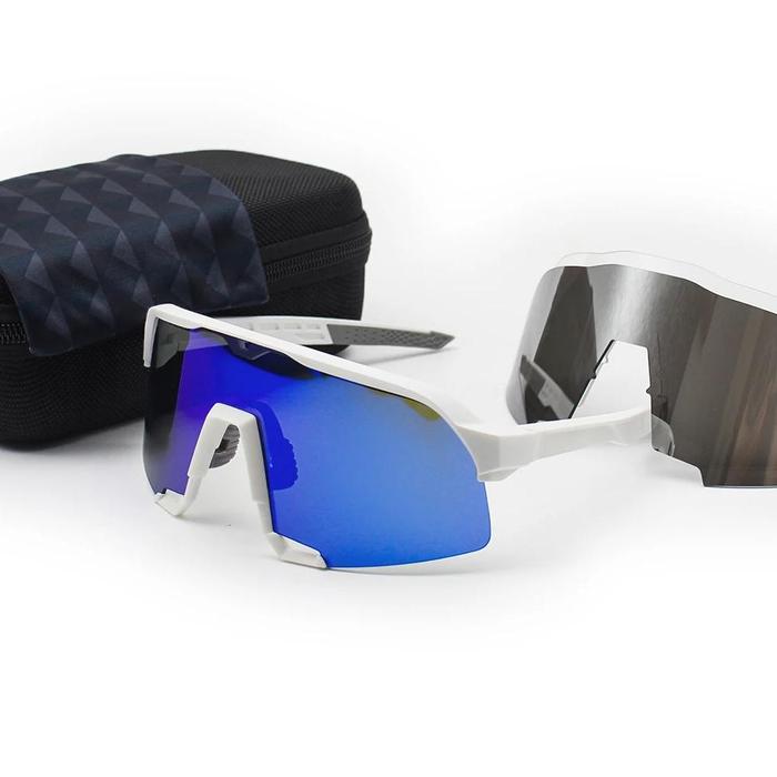 Gambar Outdoor sports Sunglasses S3 Bicycle Sunglasses Men Women Speed Road Mountain Bike Polarized Sports Sunglasses - color6 dari LinkTo Shop undefined Tokopedia