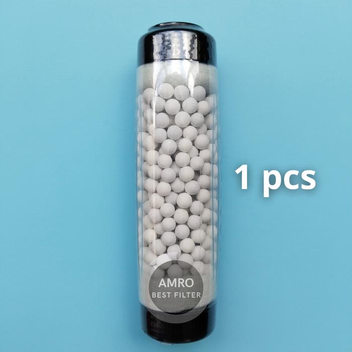 Gambar Filter Air Bio Ceramic Original Taiwan Cartridge 10" untuk Meningkatkan Rasa Enak dan Segar pada Depot Air Minum Isi Ulang - 3 pcs dari Amro Best Filter undefined 2 Tokopedia
