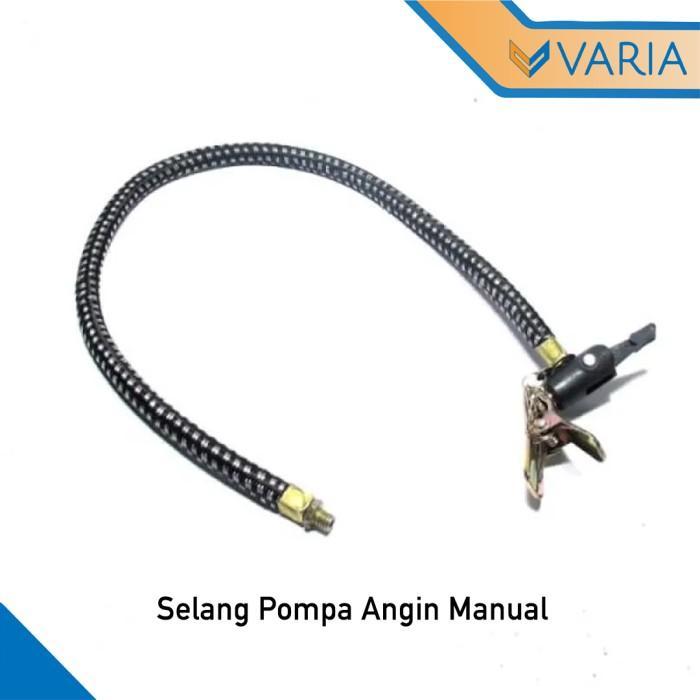 Gambar UNGGUL !!! SELANG POMPA ANGIN MANUAL BAN SEPEDA MOTOR MODEL JEPIT - Hitam dari Mukti Coupler undefined Tokopedia