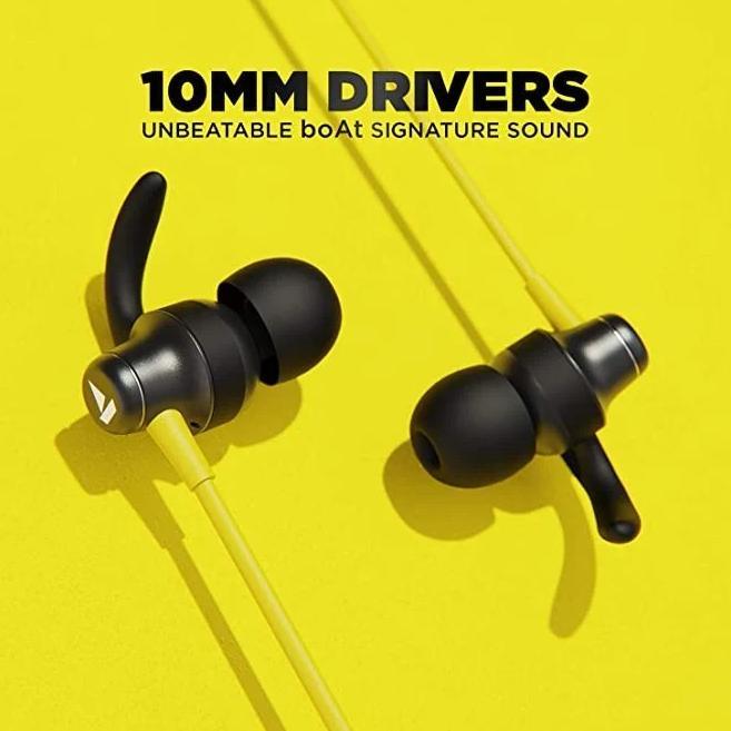 Gambar Promo Qualcomm aptX HD boAt Rockerz 335 Headset Bluetooth Earphone Wireless - 335 Yellow dari PANJA MARKET undefined Tokopedia