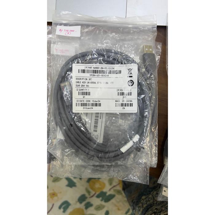 Gambar Kabel Barcode Scanner Cables Symbol Zebra USB Serial PS2 - All Type - USB Rev C dari Unicorn Barcode & Kasir undefined Tokopedia