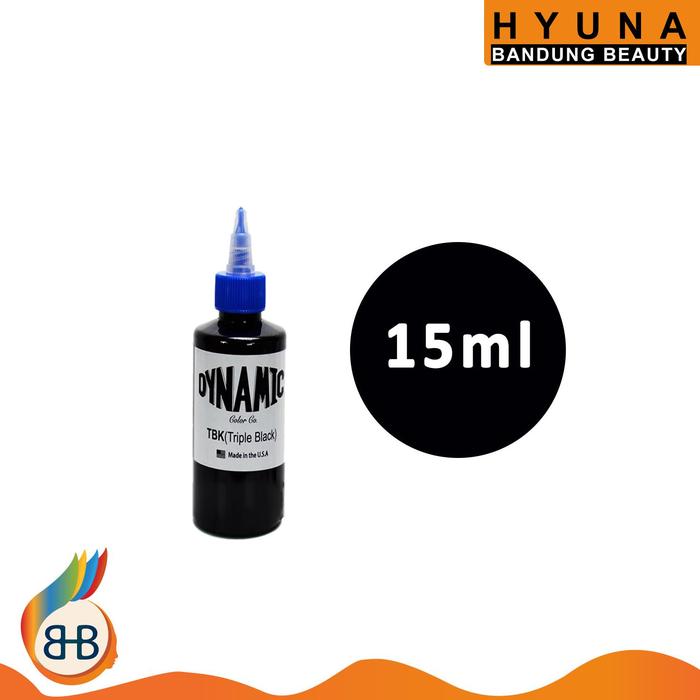 Gambar ready.. HBB TINTA TATTOO DYNAMIC TRIPLE BLACK 30ml Tinta Tato DYNAMIC TBK 1oz Tinta Tatto Profesional USA Murmer - 15ml dari maruka kaze undefined Tokopedia