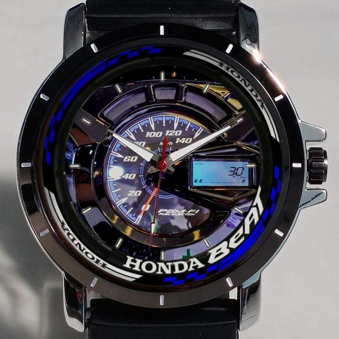 Gambar JUAL Jam Tangan Custom Speedometer Honda Beat keren Pria Wanita - spedo beat 2020 dari Samsel Watch undefined Tokopedia