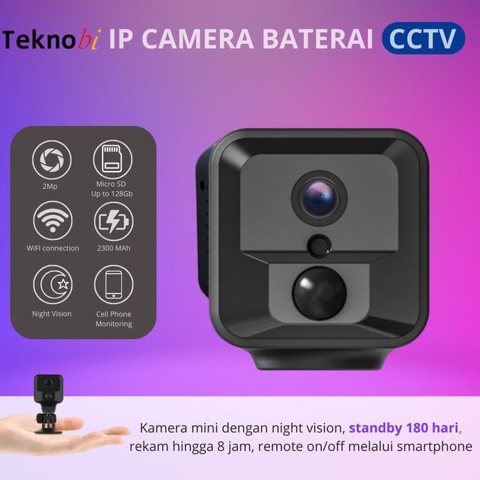 Spy Camera Cctv Wireless Teknobi S9w2 Kamera Baterai Mini