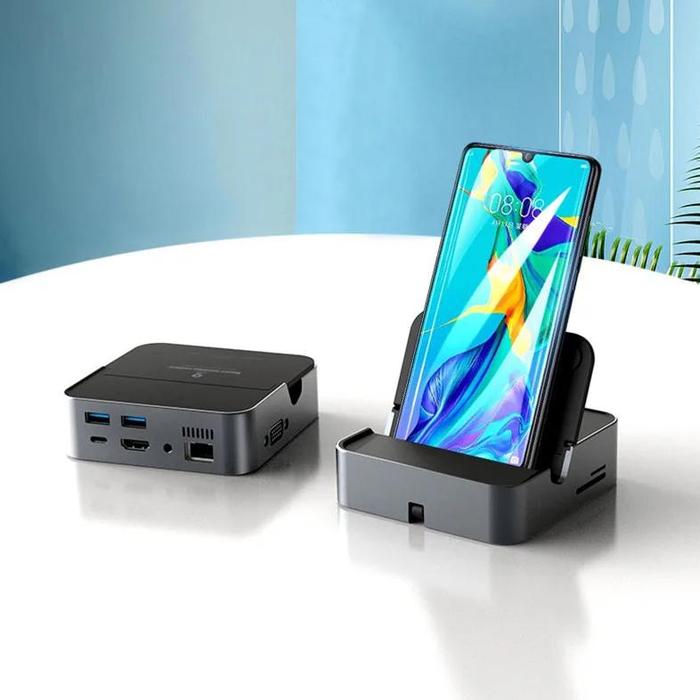 Jual Impor Portable Multi USB Type-C HUB DEX Docking Station HDMI