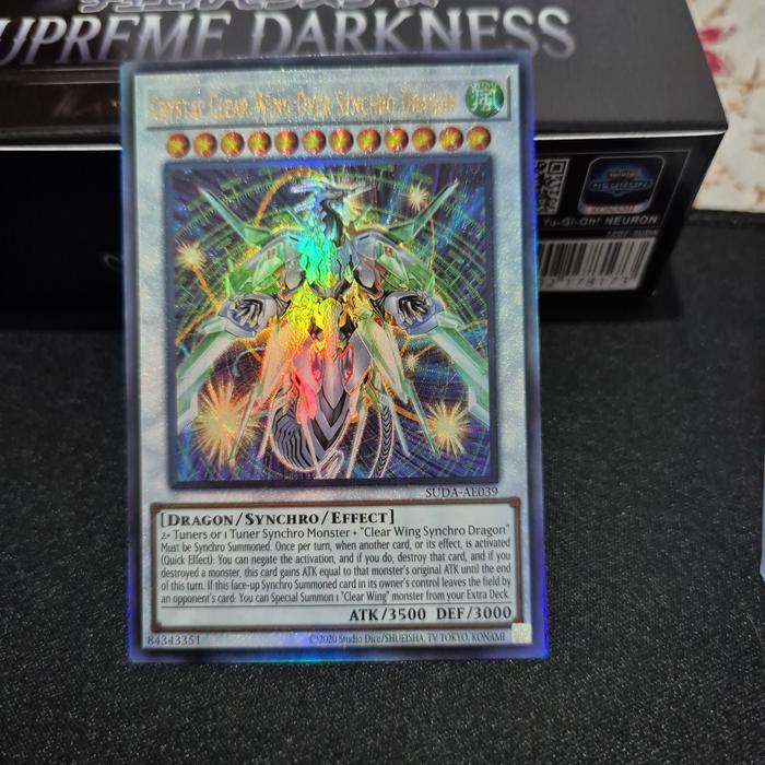 Gambar YUGIOH OCG AE Suda-AE039 Crystal Clear Wing Over Synchro Dragon - ultra dari YUGIOH STORE TA undefined 3 Tokopedia