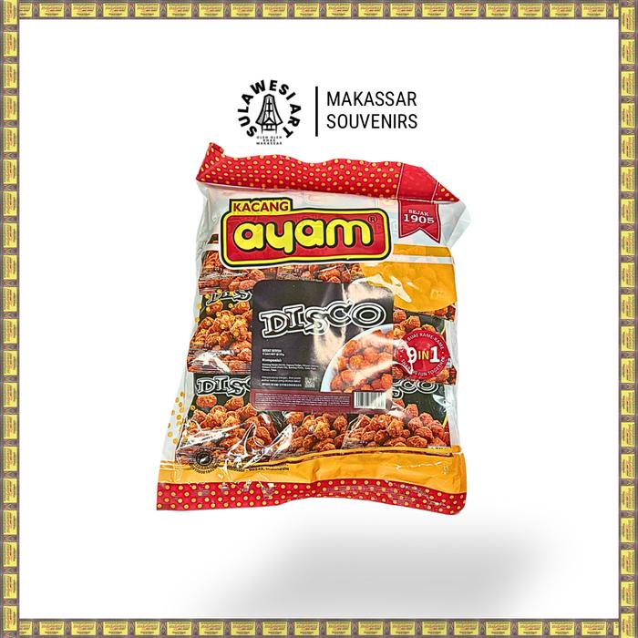Gambar Kacang Cap Ayam  Khas Makassar 9 in 1 - Kacang Disko | Kacang Telur | Kacang Rempah | Kacang Iput - Oleh Oleh khas Makassar - Kacang DIsko dari Sulawesi Art Shop undefined Tokopedia