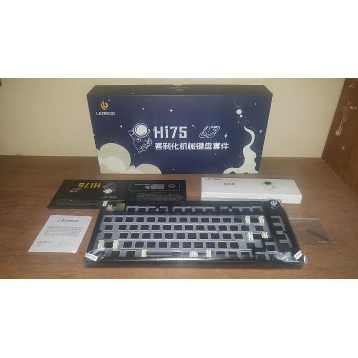 Gambar Mechanical Keyboard Alumunium Leobog Hi75 (75% Layout) - Black NO RGB dari KlepTop undefined Tokopedia