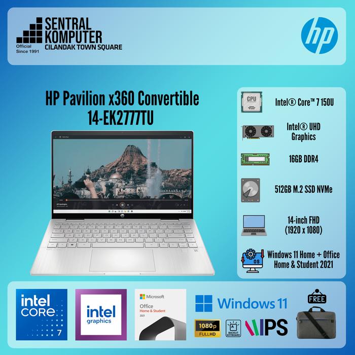 Pavilion X360 Convertible Hp Pavilion I5 512 Ssd Jual Laptop 2-in