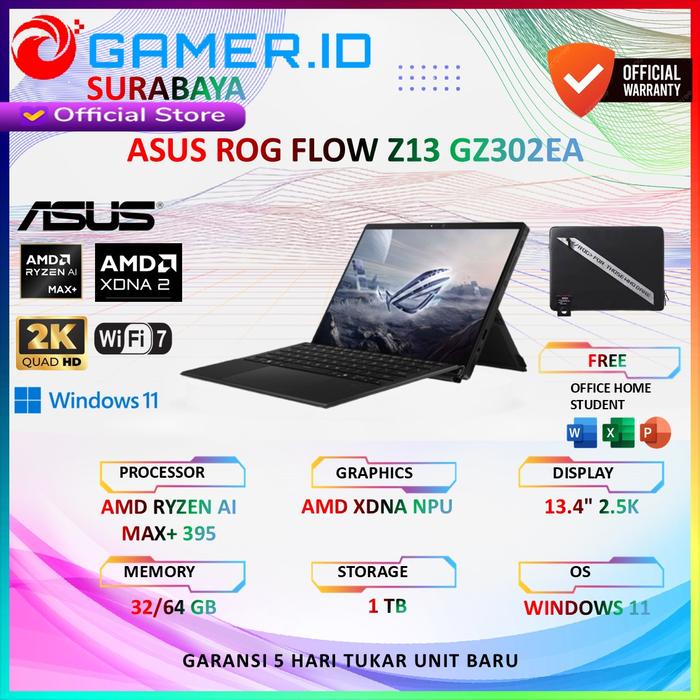 Promo Laptop ASUS ROG Flow Z13 GZ302EA Touch AMD Ryzen AI Max+ 395