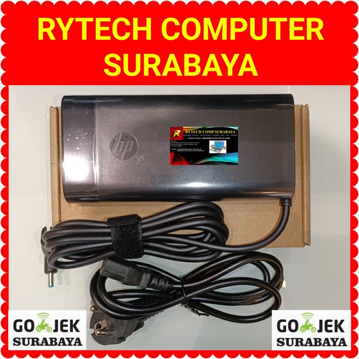 Gambar Original Adaptor Charger HP Pavilion Gaming 15-DK 15-DK2068TX DK2002TX - Bentuk OVAL dari RYTECH COMP SURABAYA undefined Tokopedia