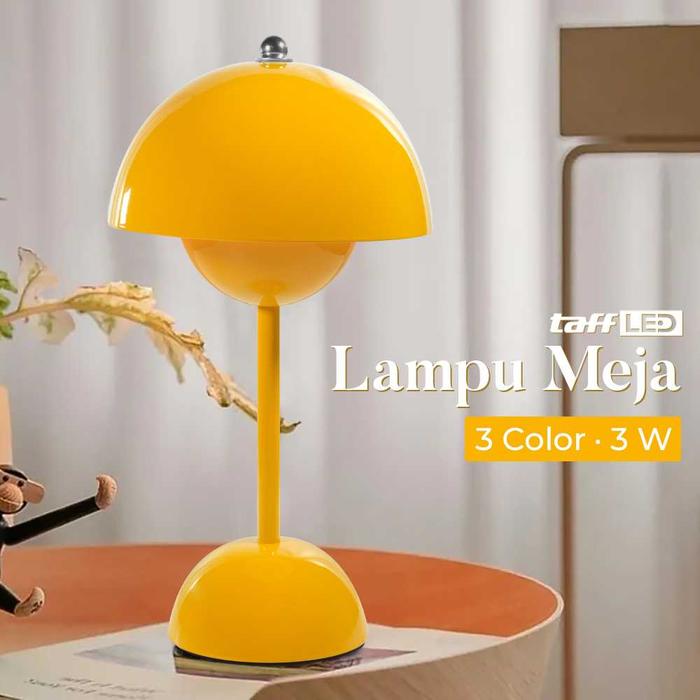 Gambar Lampu Meja Hias LED Dimmable Modern Mushroom 3 Color 3W - LM39 - Kuning dari BELIKI Indonesia undefined Tokopedia