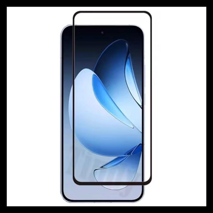 Gambar Oppo Reno 13 / Reno13 F 13F / Reno12 F 12F 5G 4G Tempered Glass Full Glue Screen Guard Protector Anti Gores Kaca Clear 9H - TG-FRAME-HITAM, OPPO RENO 13. dari Case Thebest undefined Tokopedia