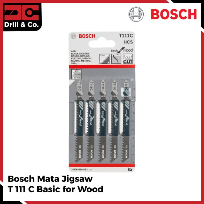 Gambar Mata Jigsaw Bosch / Jigsaw Blade T111C / T 111C / T 111 C dari Drill&Co undefined Tokopedia