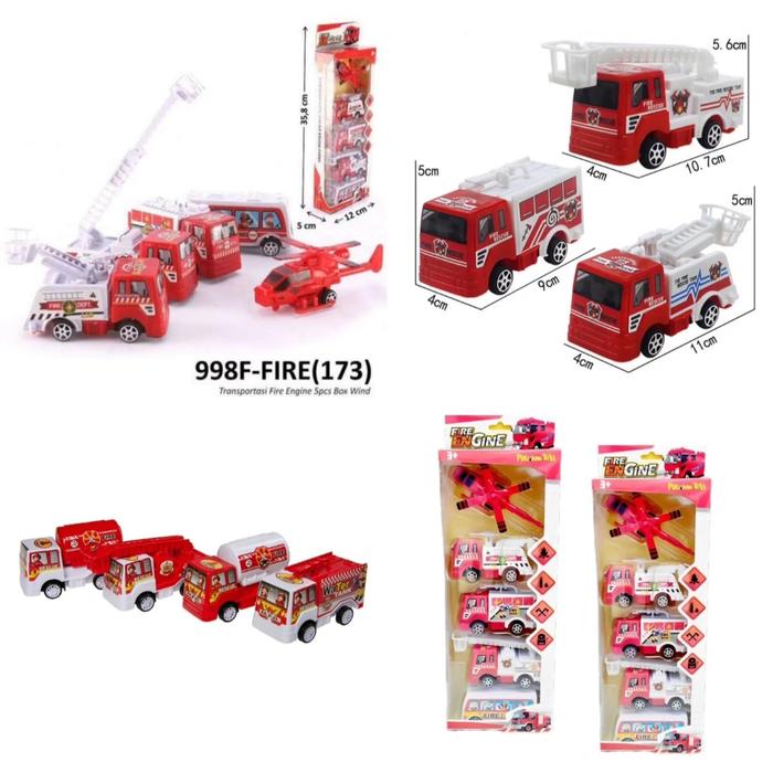 Gambar SET MOBIL BALAP MAINAN ANAK (Nascar Pull Back Police Racing Car F1 Truk Ekspedisi Polisi Diecast Construction Vehicle Excavator Diecast Race Kendaraan Konstruksi Kid Toys Fire Truck Engine) - A dari FRUPI undefined Tokopedia