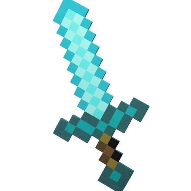 Gambar (Devan) Mainan Pedang Minecraft Sword Bahan Eva Mine Craft Creeper Diamond Pickaxe Untuk Hadiah Ulak - Sword dari Central Oasis undefined Tokopedia