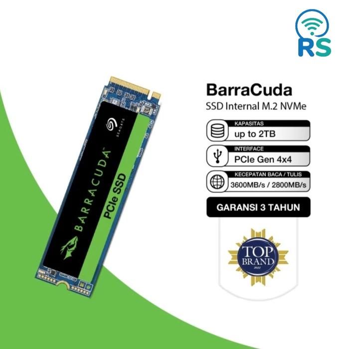 Jual Seagate 500GB Barracuda SSD Internal Laptop PC NVMe 2280 - Technical View