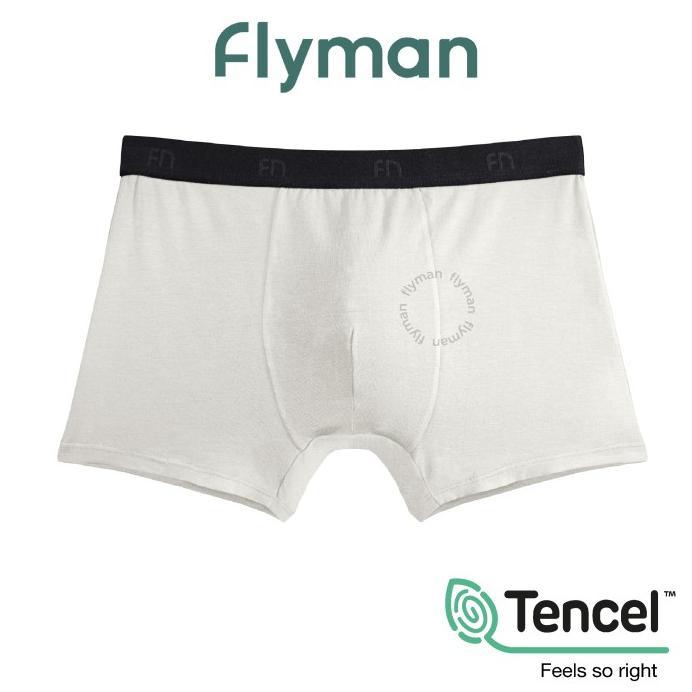Gambar M F Flyman Celana Dalam Tencel Boxer Classic Pria 1Pcs Premium Fm 3056 New - Putih, M dari markas fits undefined Tokopedia