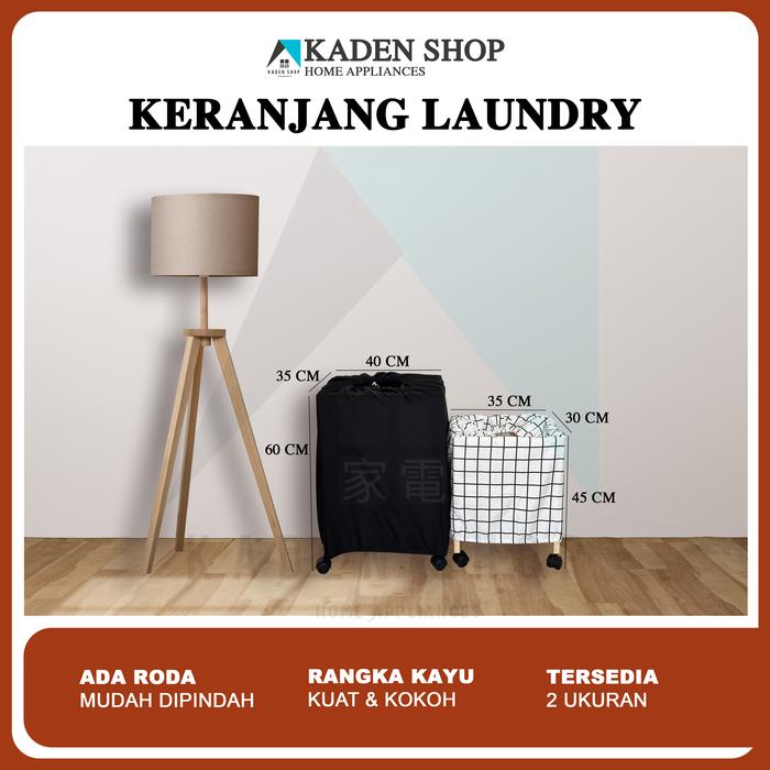 Gambar Keranjang Laundry Baju Kotor - Standard, Putih dari kadenshop undefined Tokopedia
