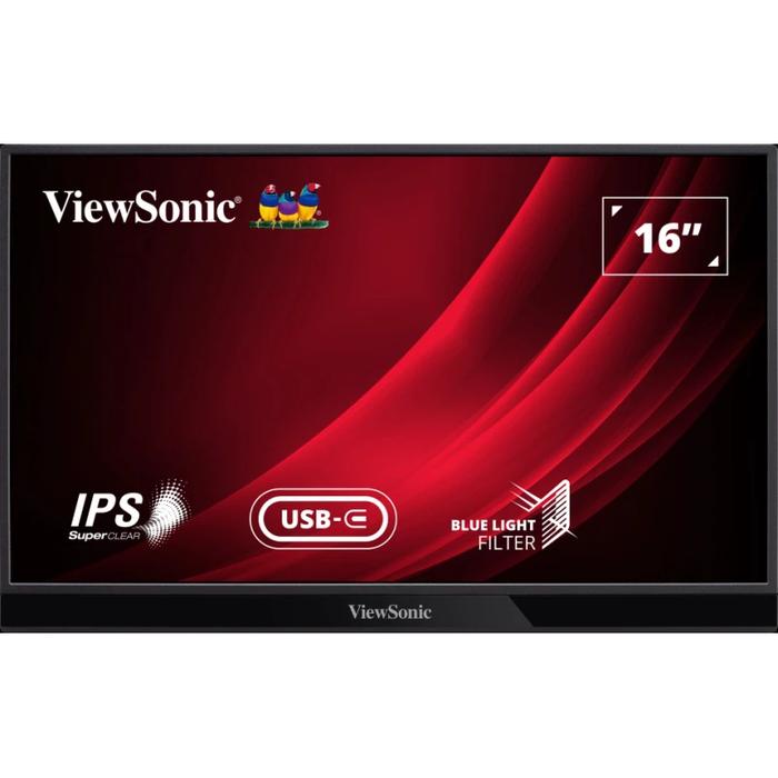Gambar Monitor LED LCD VIEWSONIC VIEW SONIC VG1655 PORTABLE | 16" inch | 1080p FHD | Panel IPS | 7ms 60Hz | Garansi Resmi 3 Tahun dari UV Computer Mall undefined Tokopedia