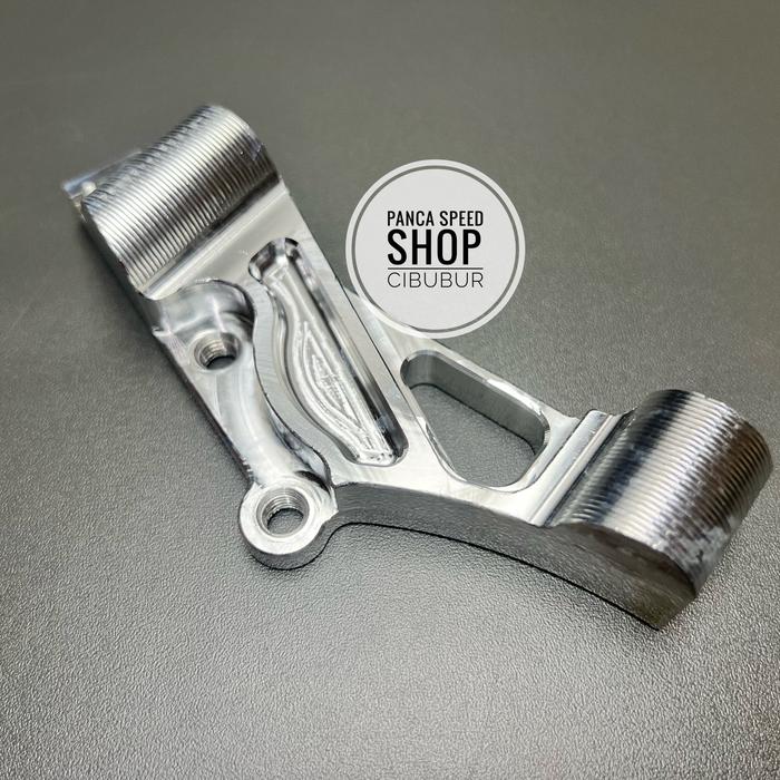 Gambar KALIPER NISSIN TWIN AFRICA VARIO BEAT SCOOPY PLUS BREKET SHOCK KTC SFF - BREKET ONLY dari Pancaspeedshop Official undefined Tokopedia