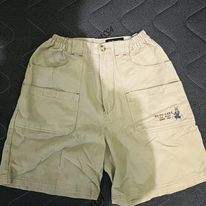 Gambar BISA NEGO! Celana Pendek Cream PoPoLaRe Size 32 Thrift dari Jepang! dari IpanPreloved undefined Tokopedia