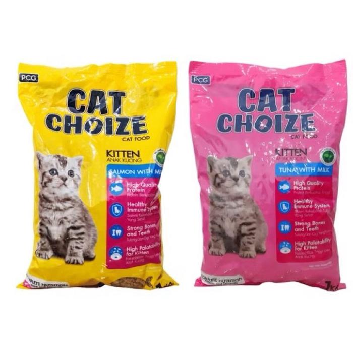 Gambar makanan kucing cat choize 1 kg - Tuna dari Cuppidly undefined Tokopedia