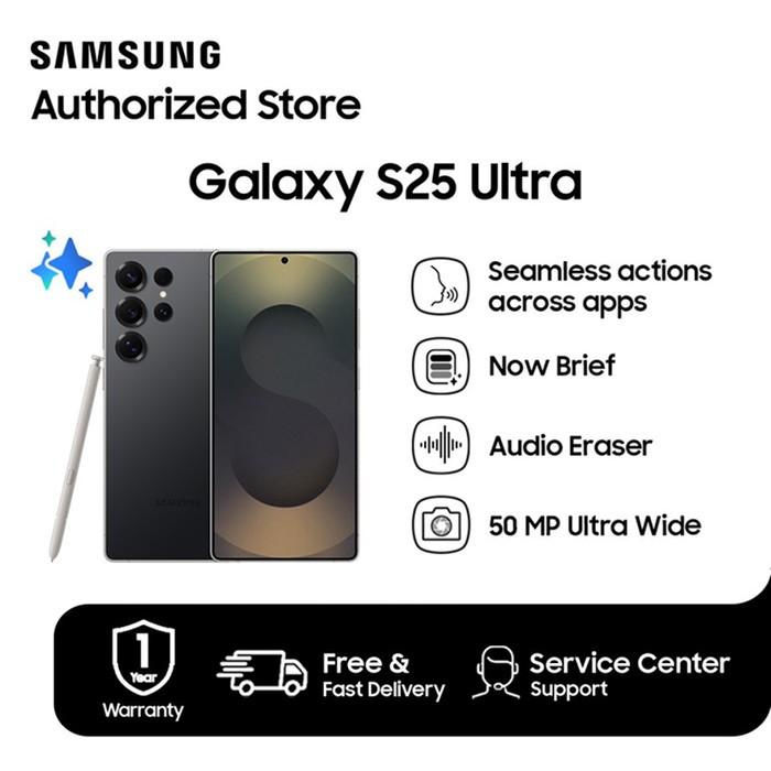 Gambar Samsung Galaxy S25 Ultra 12/512GB | Smartphone AI | Galaxy AI | Kamera 200MP | Prosesor Snapdragon 8 Elite | S Pen - T. Black dari Atlantic - Mobile Authorized undefined Tokopedia