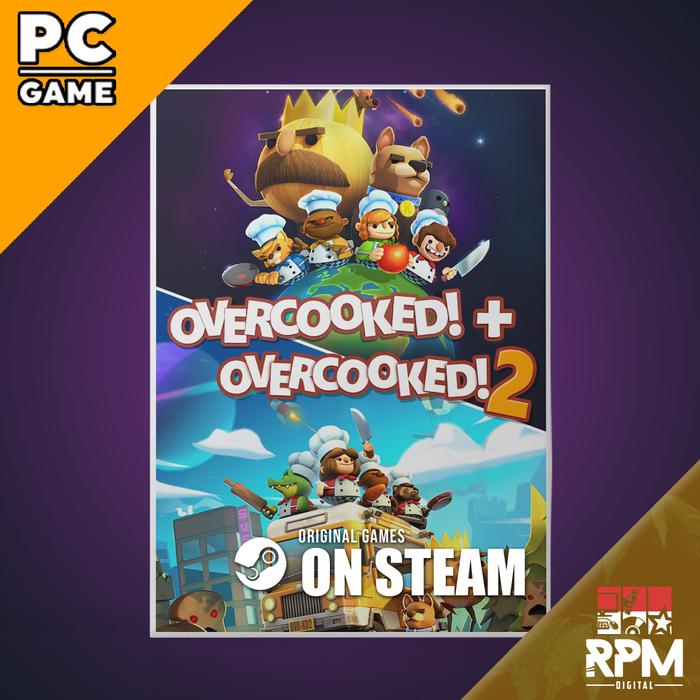 Gambar Overcooked! 1 & 2 Gourmet Edition - PC Games ORIGINAL - dvd (DL-8GB) dari RPM Digital undefined Tokopedia