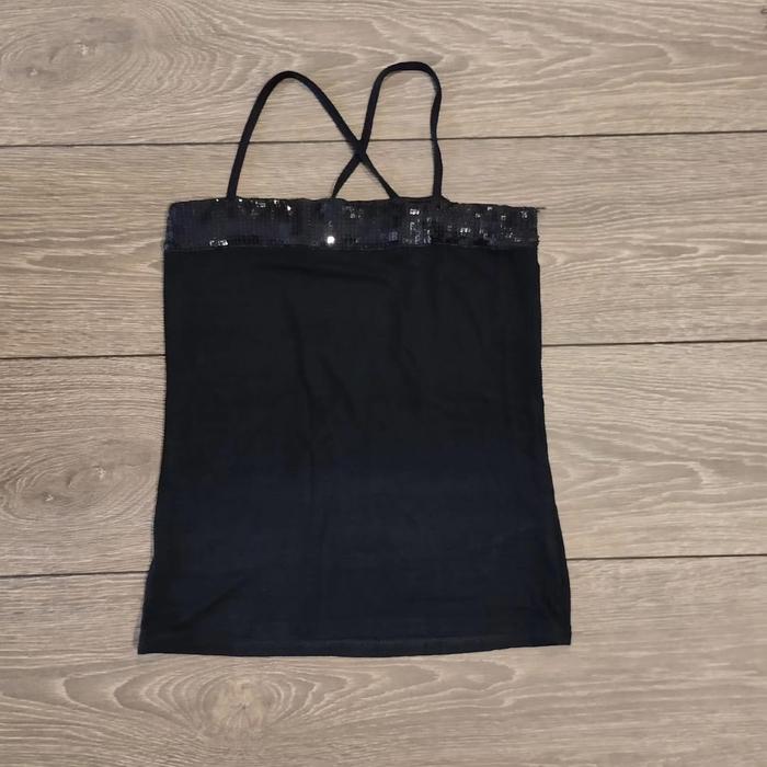 Gambar New Black Sequin Tank Top dari Hokky.Collection undefined Tokopedia