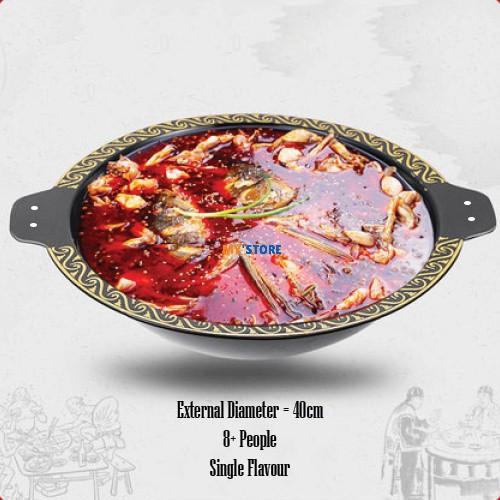 Gambar Panci Hot Pot 2 Rasa Naga Shabu Shabu Steamboat Haidilao Shaburi Resto - Uk 40 NO SEKAT dari tokoku.byfastop undefined Tokopedia