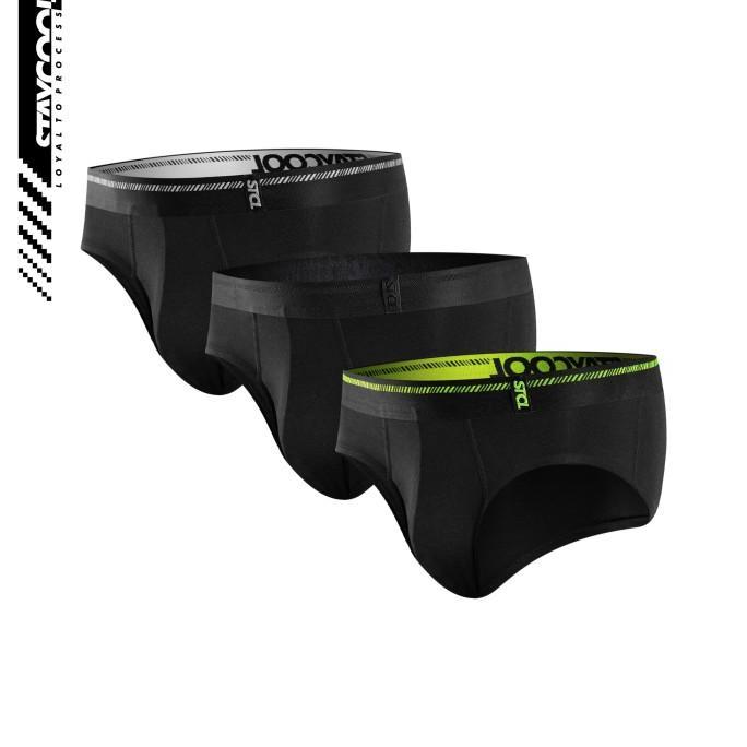 Gambar and- StayCool Pitch Black Brief Celana Dalam Tencel Modal 3 Set - S dari andreanpermana171@ undefined Tokopedia