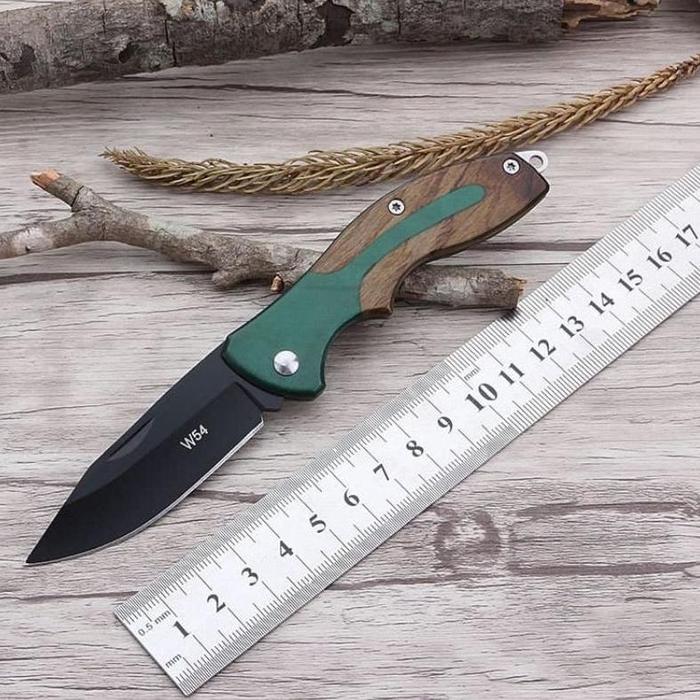 Gambar PROMO PISAU LIPAT SURVIVAL KIT BLADE PISAU GUNUNG pisau lipat outdoor Pisau Lipat Berburu Survival Tactical Knife 22cm - BROWNING asli murah Retro play - Pisau w54 hijau dari Retro play undefined Tokopedia