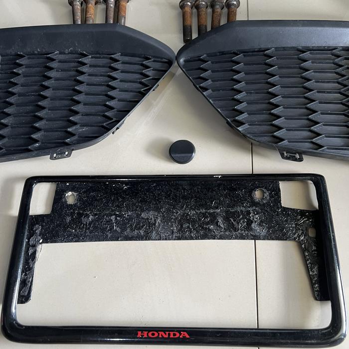 Gambar cover foglamp + delete wiper + frame plate jazz gk5 dari second stuff.co undefined Tokopedia