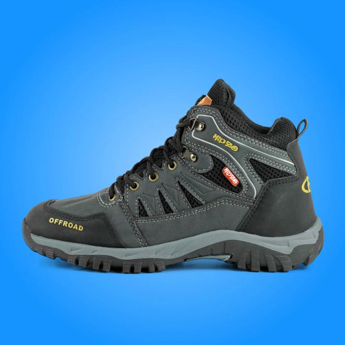 Gambar Sepatu Boots Pria Hipzo M 030 Original Kulit Gunung Hiking Outdoor - Hitam, 43 dari Hipzo Official undefined Tokopedia