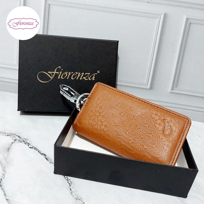 Gambar Fiorenza Dompet stnk gantungan kunci kulit asli/genuine leather Fgk 29 - Camel batik dari Fiorenza Bags undefined Tokopedia
