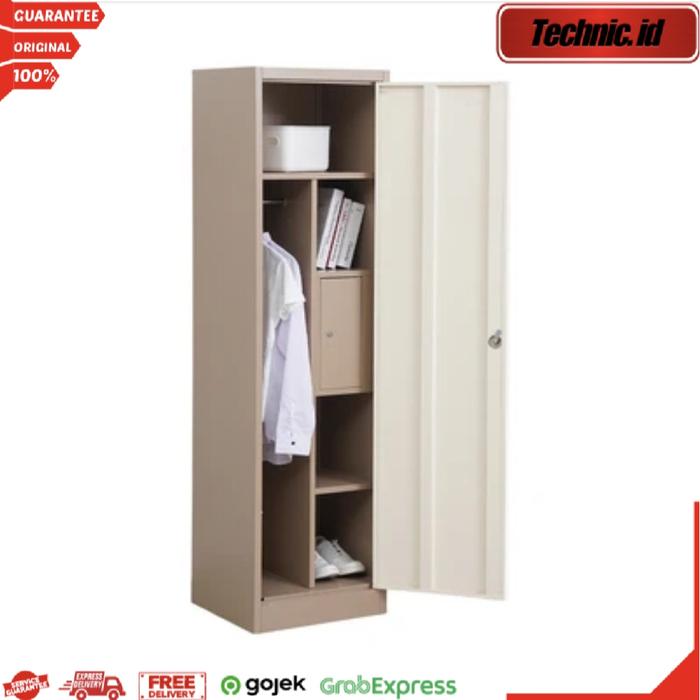 Gambar Loker Dormitory Besi 1 Pintu Cokelat Muda Informa Kiev Locker  Cabinet Lemari Pakaian dari Technic ID undefined Tokopedia