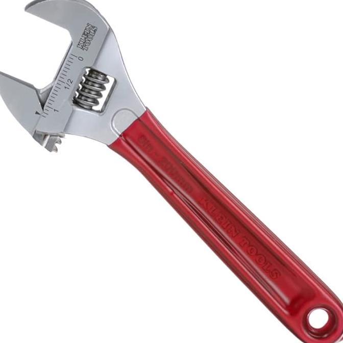 Gambar Klein Tools D5078 Kunci Pas Dapat Disesuaikan Kapasitas Ekstra Kunci Pas Drive Rahang Ged dengan Lapisan Krom Poles Tinggi 8 Inci dari runmarrket undefined Tokopedia