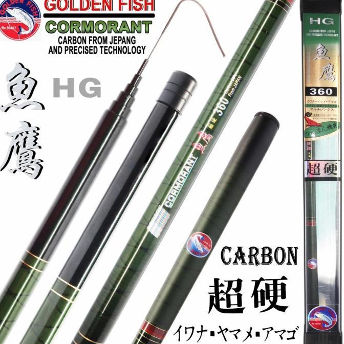 Gambar Diskon Joran Tegek Carbon Golden Fish Cormorant 360 450 - 360 dari Now & Woww undefined Tokopedia
