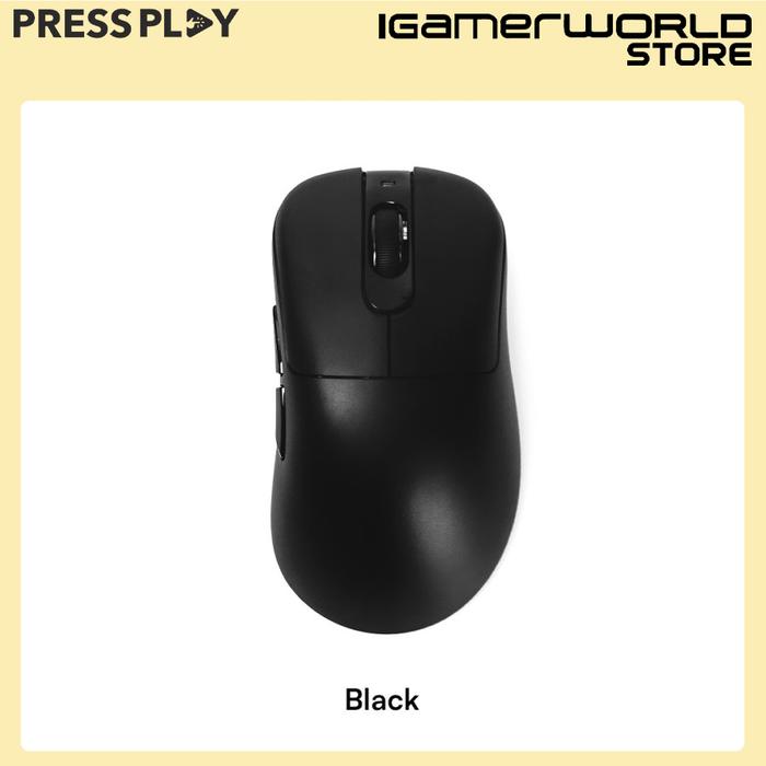 Gambar Press Play Atlas Ultralight Ergonomic Wireless Triple Connection Gaming Mouse - BLACK dari Igamerworld Surabaya undefined Tokopedia