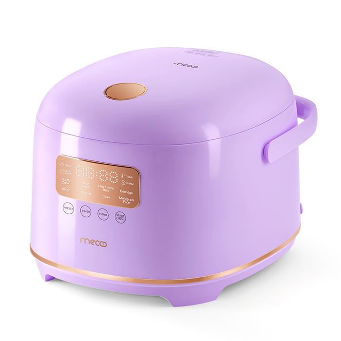 Gambar Mecoo Rice Cooker Aesthetic 2002 - Low Carbo & Sugar 1.8 L 400 Watt - Milky White / Irish Lilac / Sakura Pink - Irish Lilac, No Bubble Wrap dari Dapur Insta undefined Tokopedia