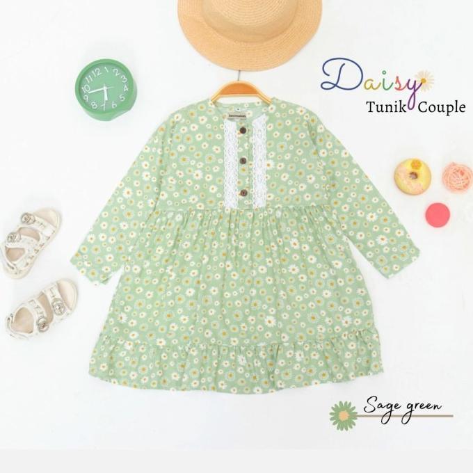 Gambar TERBARU/ Bee-Bee Clothes\ Tunik Couple Ibu dan Anak Perempuan 1 - 8 tahun, Baju muslim lebaran - Sage Green, Mom-Allsize dari Bee-Bee Clothes undefined Tokopedia