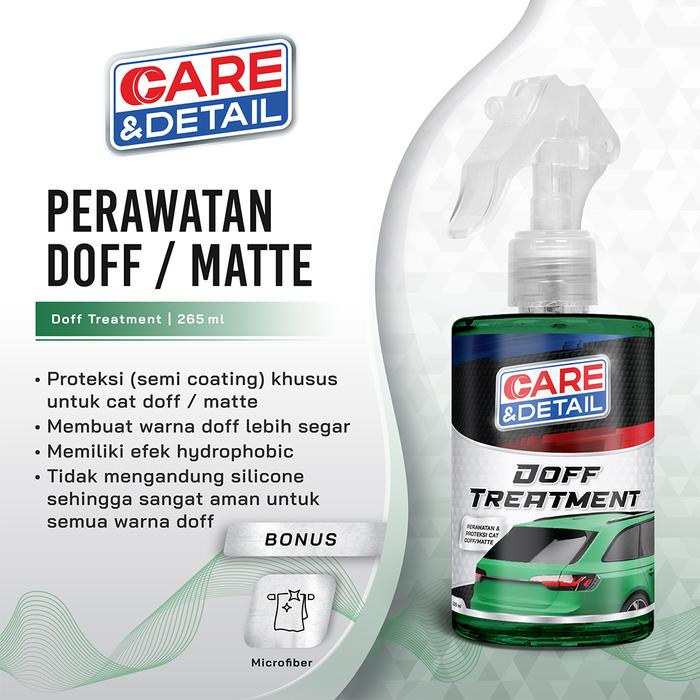 Gambar Doff Treatment | Perawatan Khusus Doff Matte Mobil Motor Cat Wrapping - 265ml dari CARE & DETAIL undefined Tokopedia