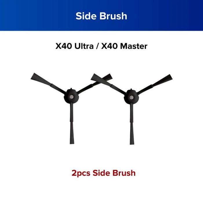 Gambar [ Accessories ] Robot Vacuum X40 Ultra/Master Spare Parts - SideBrush(2pcs) dari Airbot Indonesia undefined Tokopedia