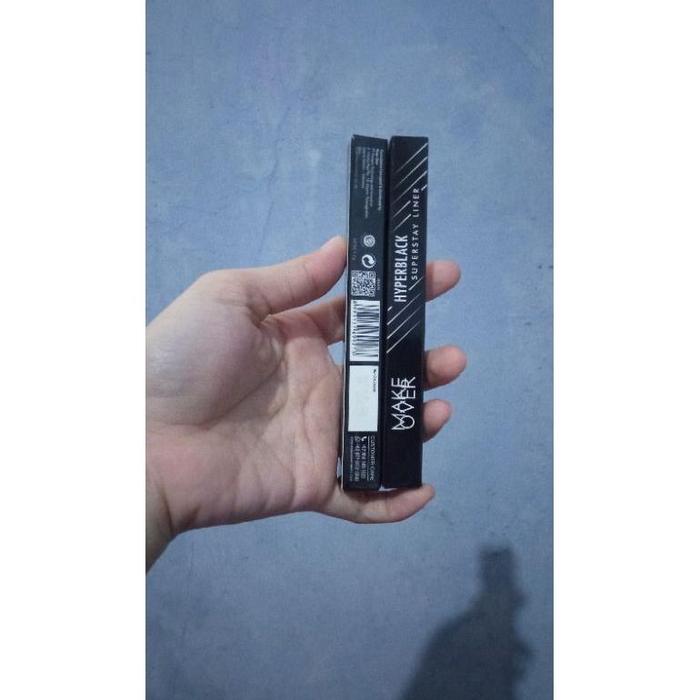 Gambar Eyeliner Makeover Hyperblack Superstay Liner | Eyeliner Barenbliss Better Than Magic Eyeliner Black - Make over dari Jumanchubon95 undefined Tokopedia
