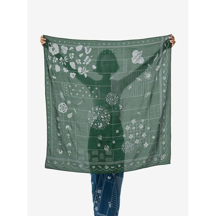 Gambar ~Terbaru~ Scarf Tambal Tencel - Biru dari Intan Aksesoris 01 undefined Tokopedia