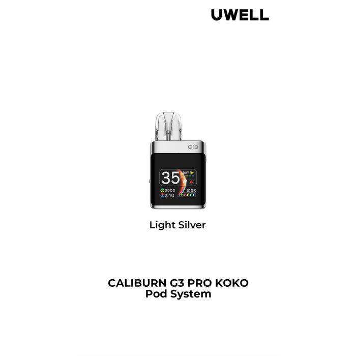 Gambar UWELL CALIBURN G3 PRO KOKO POD VAPE - Light Silver dari Uwell Indonesia Shop undefined Tokopedia