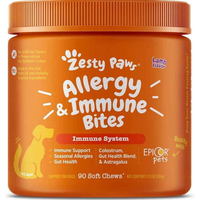Gambar Best seller Zesty Paws Allergy - Aller Immune Bites - Supplement untuk Anjing - Dogs - Lamb Flavor - Lamb dari Denzs cell undefined Tokopedia