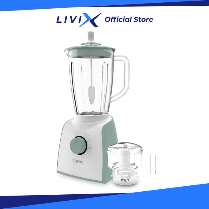 Gambar TURBO Blender Plastik All in One EHM8082 - Dessert Green dari LIVIX_NEW undefined Tokopedia