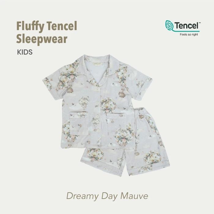 Gambar Harlow Kids Fluffy Tencel Sleepwear - Setelan Anak Perempuan - DreamyDayMauve, M dari Baby Wise Surabaya undefined Tokopedia